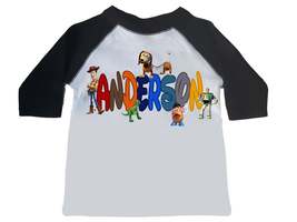 Toy Story birthday shirt  Personalized boys shirt Boys name Toy Story shirt - £17.50 GBP