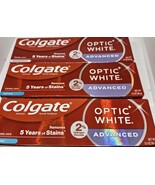 3 Colgate Optic White Advanced SPARKLING WHITE / ICY FRESH Toothpaste 3.... - $17.96 CAD