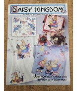 NEW 1990s Daisy Kingdom Honey Bunny 6252 No-Sew Fabric Applique Vintage - $13.68