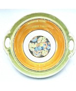 Celebrate Bowl made in Germany 8&quot; Lusterware With Handles Registered Lus... - $9.85