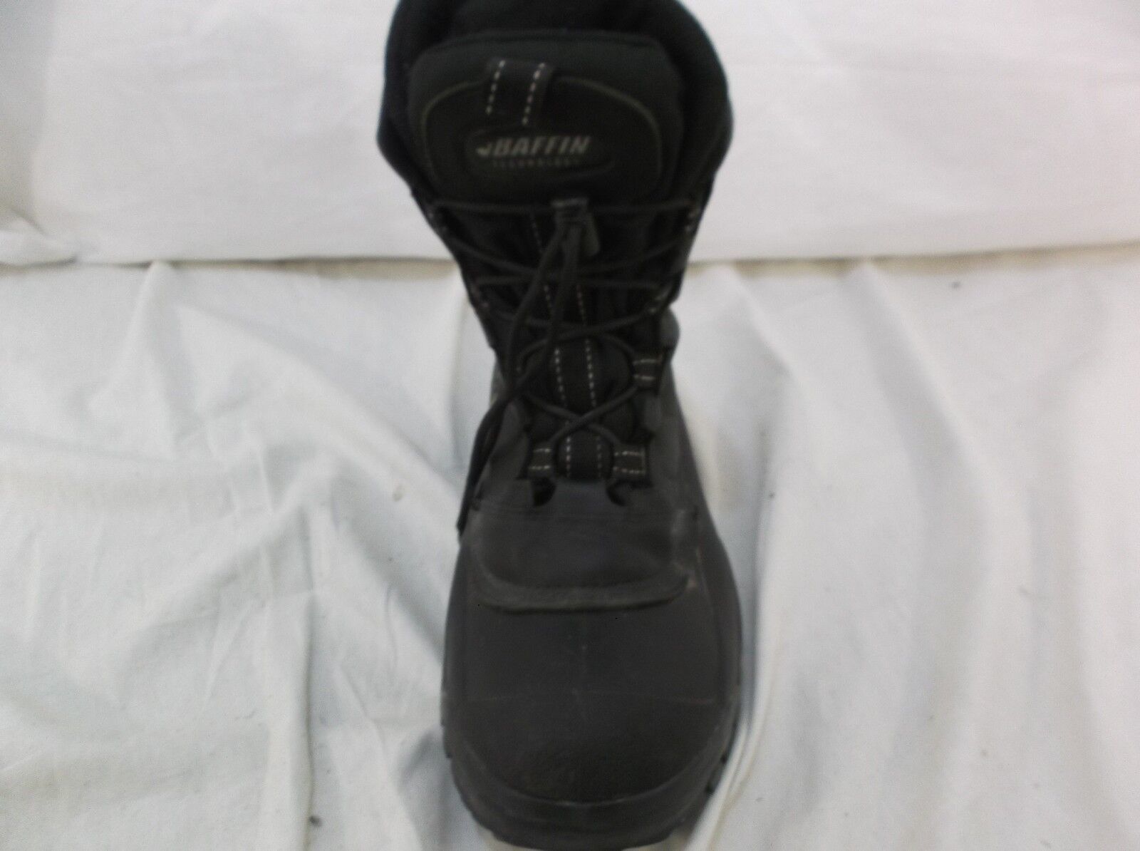 Baffin Men&#39;s 10 Black Water Proof Boots &amp; Sock Draw String Laces Left Bo... - $16.09