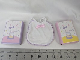 Mattel 2010 Bib Box Lot Doll Plush Rabbit Stuffed Animal Toy - £15.40 GBP