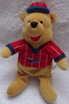 Disney Baseball Winnie The Pooh 9” Beanie Plush Animal  - $7.99