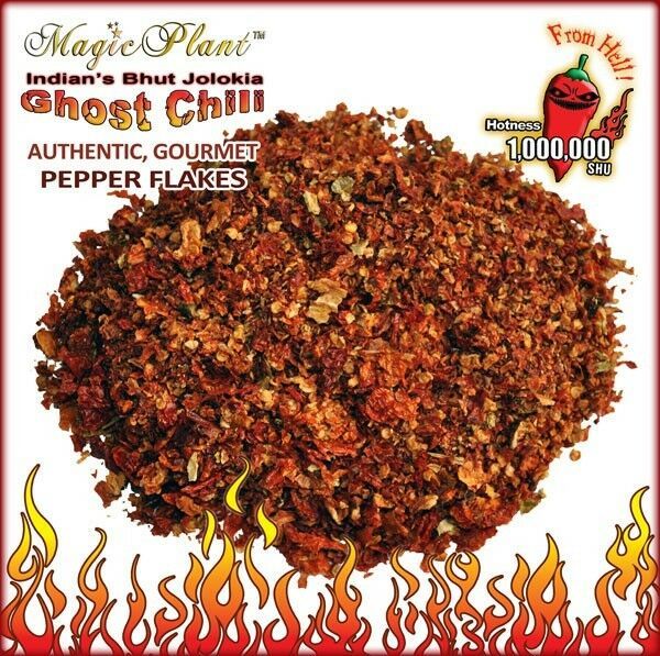 Ghost Pepper Flakes 1lb | Dried Crushed Ghost Chili - Quality Guaranteed! - $49.45