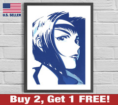 Cowboy Bebop 18&quot; x 24&quot; Poster Print Faye Valentine Anime Manga Wall Art - £10.54 GBP