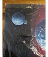 Sci-Fi Outter Space Miniature Board Game 1&quot; Hexagon Grided Neoprene Play... - $31.19