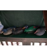   Lot of 4 - Hand Painted Duck Decoys -       lot 949 - £31.45 GBP