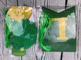 St Patricks Day Lucky Banner Bachelorette Decorations Irish Green Shamrock - £11.62 GBP