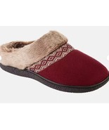 Isotoner Women&#39;s Microsuede Fur Memory Foam Mule Clog Slipper SM 6.5 - 7... - $34.24 CAD