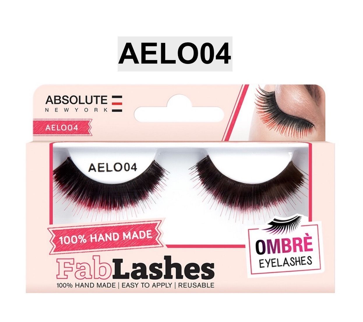 ABSOLUTE NEW YORK 100% HAND MADE FAB LASHES OMBRE EYELASHES AELO04 - $1.99