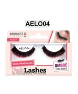 ABSOLUTE NEW YORK 100% HAND MADE FAB LASHES OMBRE EYELASHES AELO04 - $37.30 MXN