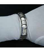Moroccan Bracelet Silver Cuff Tuareg Vintage Berber Tribal Ethnic Bangle... - $148.50