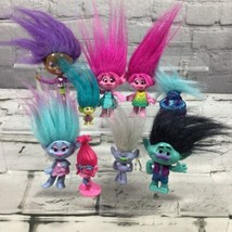 Dreamworks Trolls Brushable Figures Characters Lot Of 9 Branch Biggie Guy - £15.81 GBP