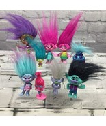 Dreamworks Trolls Brushable Figures Characters Lot Of 9 Branch Biggie Guy - £15.47 GBP