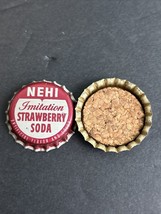Rare Great Condition Nehi Imitation Strawberry Soda Bottle Cap Cork Lined - £5.35 GBP