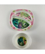 Monsters Inc Boo Sulley Toddler Plate Bowl Dishes Child Dinnerware First... - $24.70