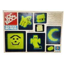 VINTAGE 1981 LOC BLOCKS GLOW IN THE DARK GLO BLOCS IN ORIGINAL BOX - $349.80 MXN