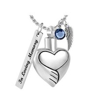 Hug Heart Ash Urn - Love Charms™ Option - £23.80 GBP