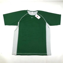 NEW Nike T Shirt Jersey Mens M Dark Green Gray Reversible Fit Dry Dri Cr... - £11.18 GBP