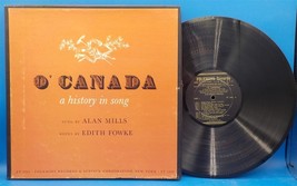Alan Mills 1xLP Folkways Box Set &quot;O&#39;Canada A History In Song&quot; w/ Booklet... - $174.64 MXN