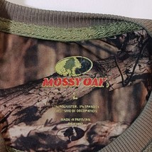 Mossy Oak Men's Olive & White Pullover Long Sleeve Hunting Knit Sweatshirt Size  image 5