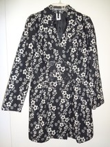 DOUBLE-BREASTED FLORAL PRINT COAT by PEPPER S - $54.99
