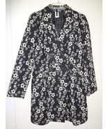 DOUBLE-BREASTED FLORAL PRINT COAT by PEPPER S - £43.85 GBP