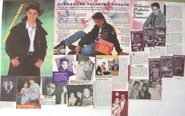 ALEX POLINSKY ~ (12) Color and B&amp;W CLIPPINGS, Articles, Pin-Up from 1990... - $8.37