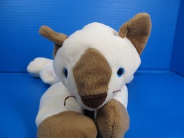 Ty Pillow Pal MEOW Siamese Cat Blue Eyes 1996 Retired Beige and Brown 13... - $228.09 MXN