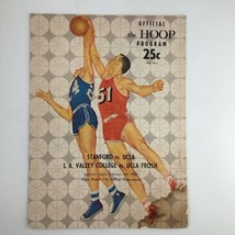 February 10 1962 NCAA Basketball Stanford vs UCLA The Hoop Official Program - £37.79 GBP