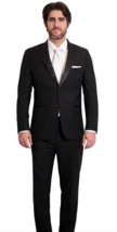 Couture 1910 Black 2-Button Notch Lapel Slim Fit Tuxedo Jacket and 6" Dr... - $224.95