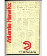 ATLANTA HAWKS 1978-1979-MEDIA GUIDE EX - $27.16