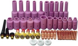 TIG Gas Lens Collet Bodies 10N 45V Series Large Diameter Long Alumina No... - $103.43