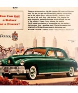 1947 Kaiser Frazer Luxury Cars Advertisement Automobilia Michigan DWNN19 - $570.01 MXN