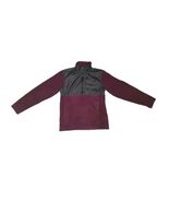 The North Face Denali Mens Size Small Maroon Black 1/4 Zip Fleece Jacket - €23,52 EUR
