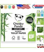 12 Bulk Rolls of Biodegradable Bamboo Toilet Paper: Soft, Strong &amp; Eco-Chic - $1,087.47 MXN