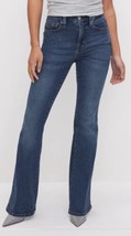 READ NWT Good American Good Petite Flare Jeans Size 18 with 30&quot; Inseam B... - $120.62