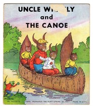 VINTAGE 1939 Platt &amp; Munk Uncle Wiggily and the Canoe Children&#39;s Book - £11.86 GBP