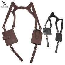 Leather Anti-Theft Crossbody Chest Bag - Shoulder Holster Style Travel P... - $627.03 MXN+