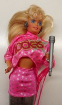Vintage Barbie Rocker Blonde 1986 Dancing Action Barbie Original Outfit + Instrs - £17.77 GBP