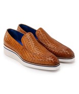 Paul Parkman Mens Shoes Brown Leather Upper Oxford Style Handmade 186-WN... - $6,497.81 MXN