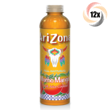 12x Bottles Arizona Mucho Mango Natural Flavor 20oz Vitamin C ( Fast Shipping! ) - £35.55 GBP