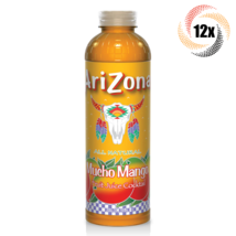 12x Bottles Arizona Mucho Mango Natural Flavor 20oz Vitamin C ( Fast Shipping! ) - £35.37 GBP