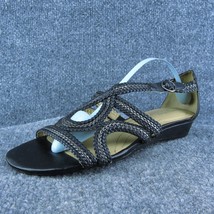 Naturalizer  Women Strappy Sandal Shoes Black Synthetic Size 10 Narrow - $24.75