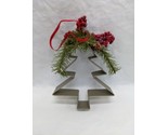 Vintage Christmas Holiday Christmas Tree Cookie Cutter Ornament 5&quot; - £19.75 GBP