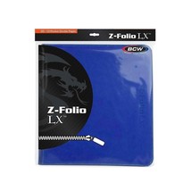 NEW BCW 480-Trading Card Z-Folio 12-Pocket LX Zipper Album Binder Footba... - £17.82 GBP