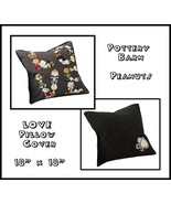 NEW RARE Pottery Barn Peanuts Love Happy Valentine&#39;s Pillow Cover 18&quot; x ... - £39.50 GBP