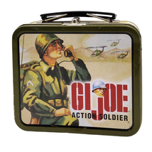 GI Joe 1998 Vintage Lunch Box Action Soldier Mini Hasbro Green Trim Some... - $9.89