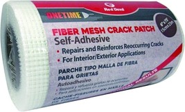 Red Devil 1226 Onetime Fiber Mesh Crack Patch 6&quot; x 75&#39; Wall Repair Fabric, 1-Pac - £9.04 GBP