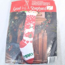 Vintage GOOD SHEPHERD Knitted Christmas Stocking Knit reindeer 87901 kit... - $20.00